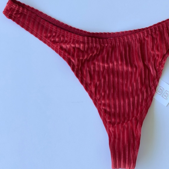 Dippin Daisys Velvet Rib SEAPORT Thong Bikini Bottom - Picture 2 of 14